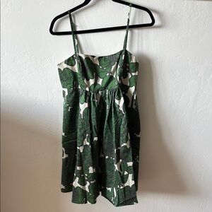 Anthropologie green romper